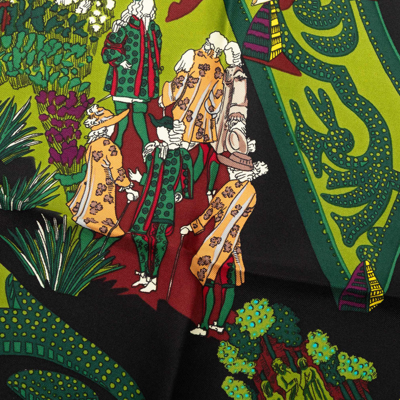 Le Paradis du Roy Silk Scarf 90 - Image 6
