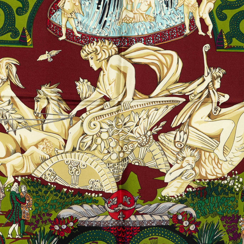 Le Paradis du Roy Silk Scarf 90 - Image 7