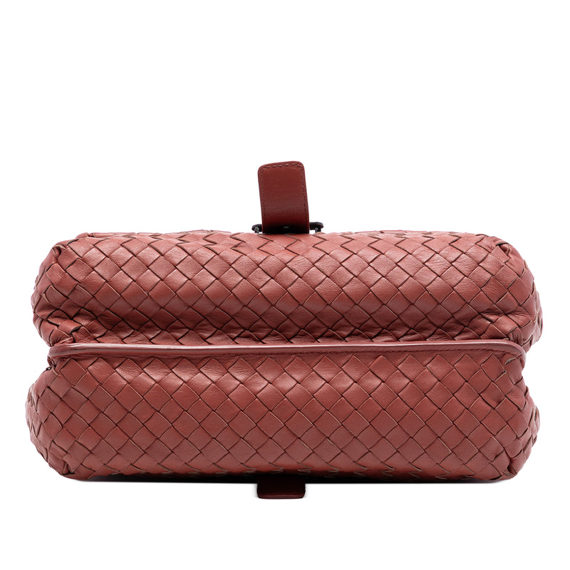 Nappa Intrecciato Double Sided Flap Messenger Bag - Image 3