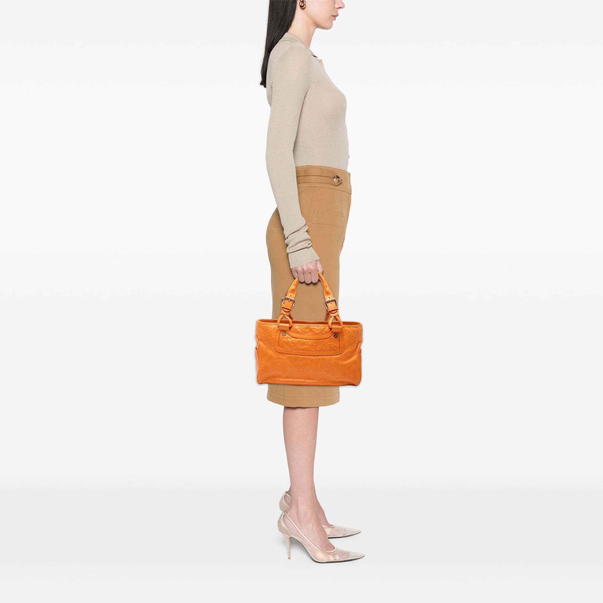 Spiraling Macadam Embossed Leather Boogie Handbag - Image 7