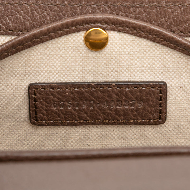 Small Jumbo GG Canvas Bamboo 1947 Top Handle Bag - Image 6