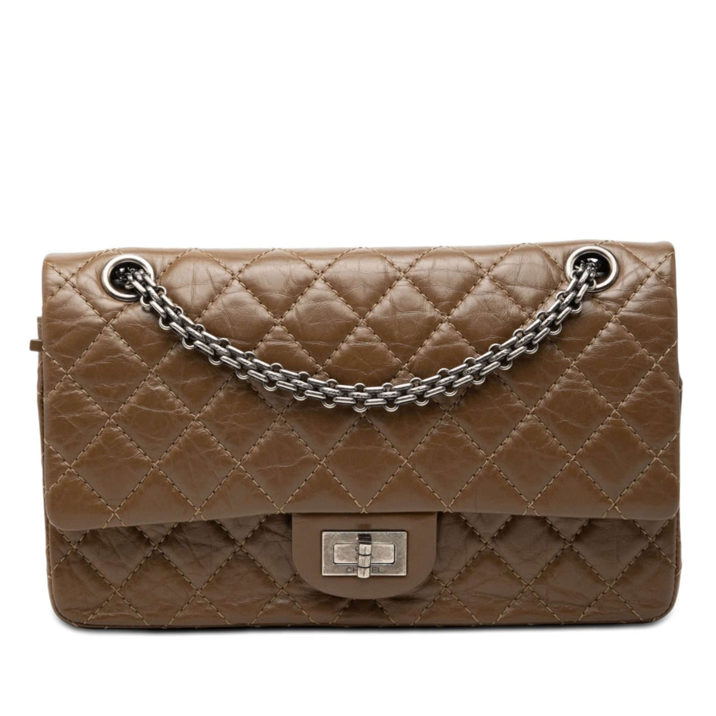 Quilted Aged Calfskin Reissue 2.55 Double Flap 225 - Image 1