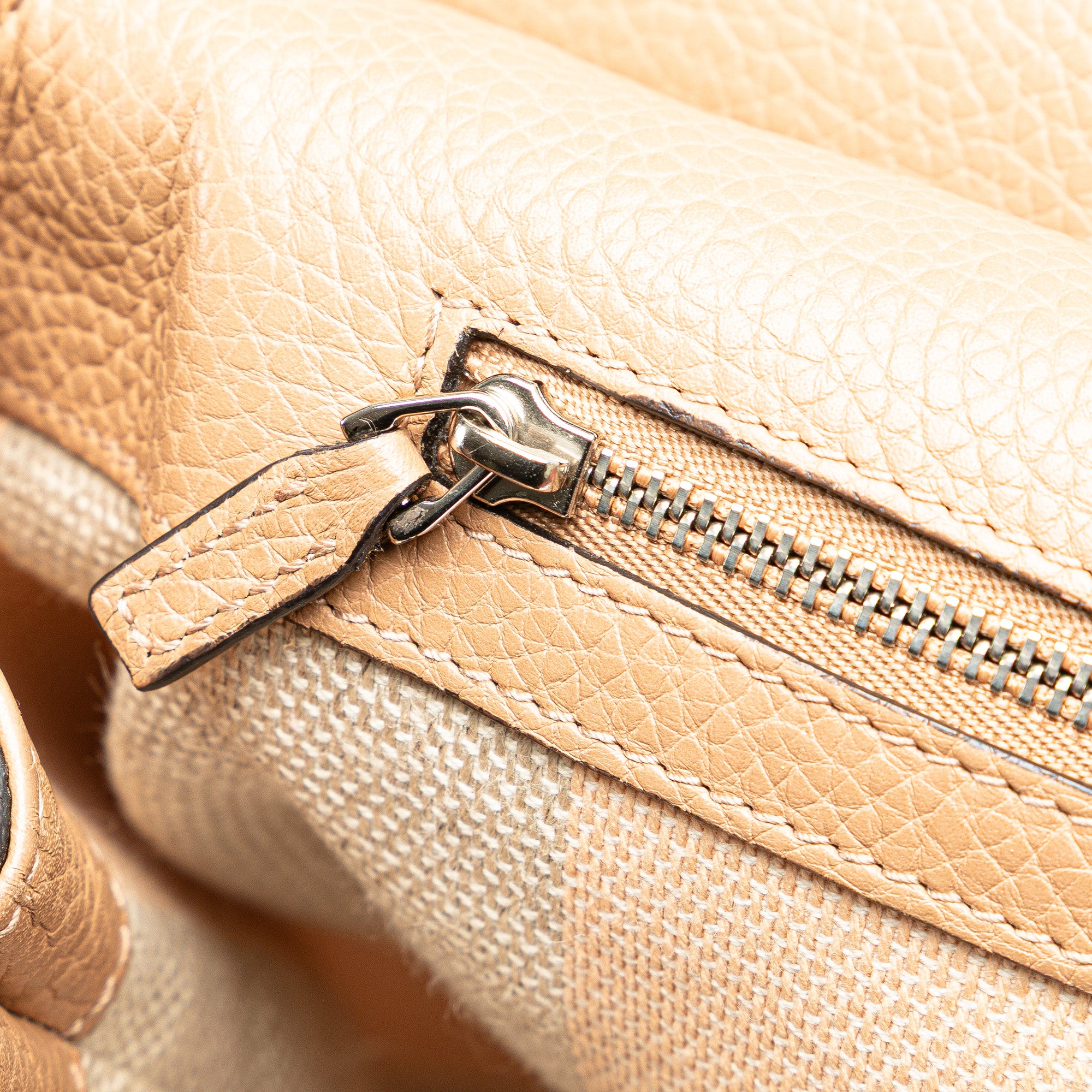 Large Calfskin Bamboo Daily Satchel - Image 10