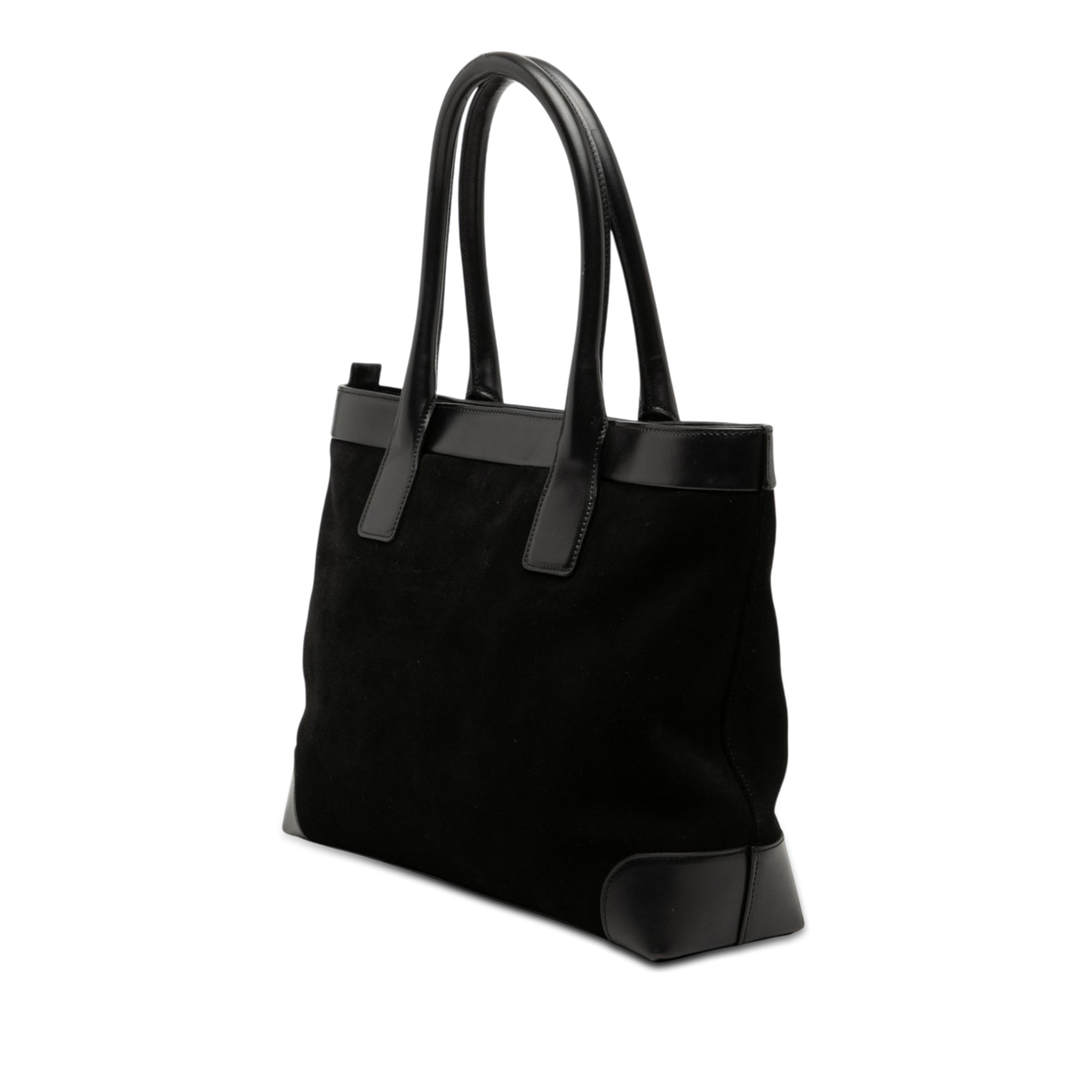 Suede Web Tote - Image 2