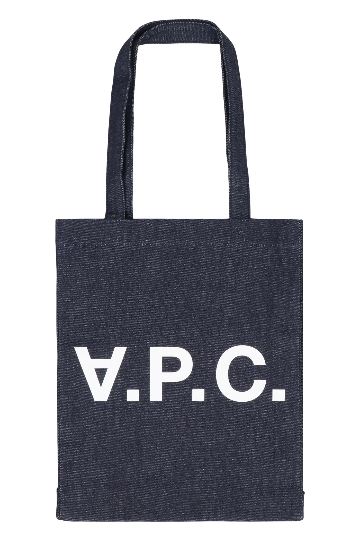 A.p.c. Laure Tote Bag — Navy Cotton