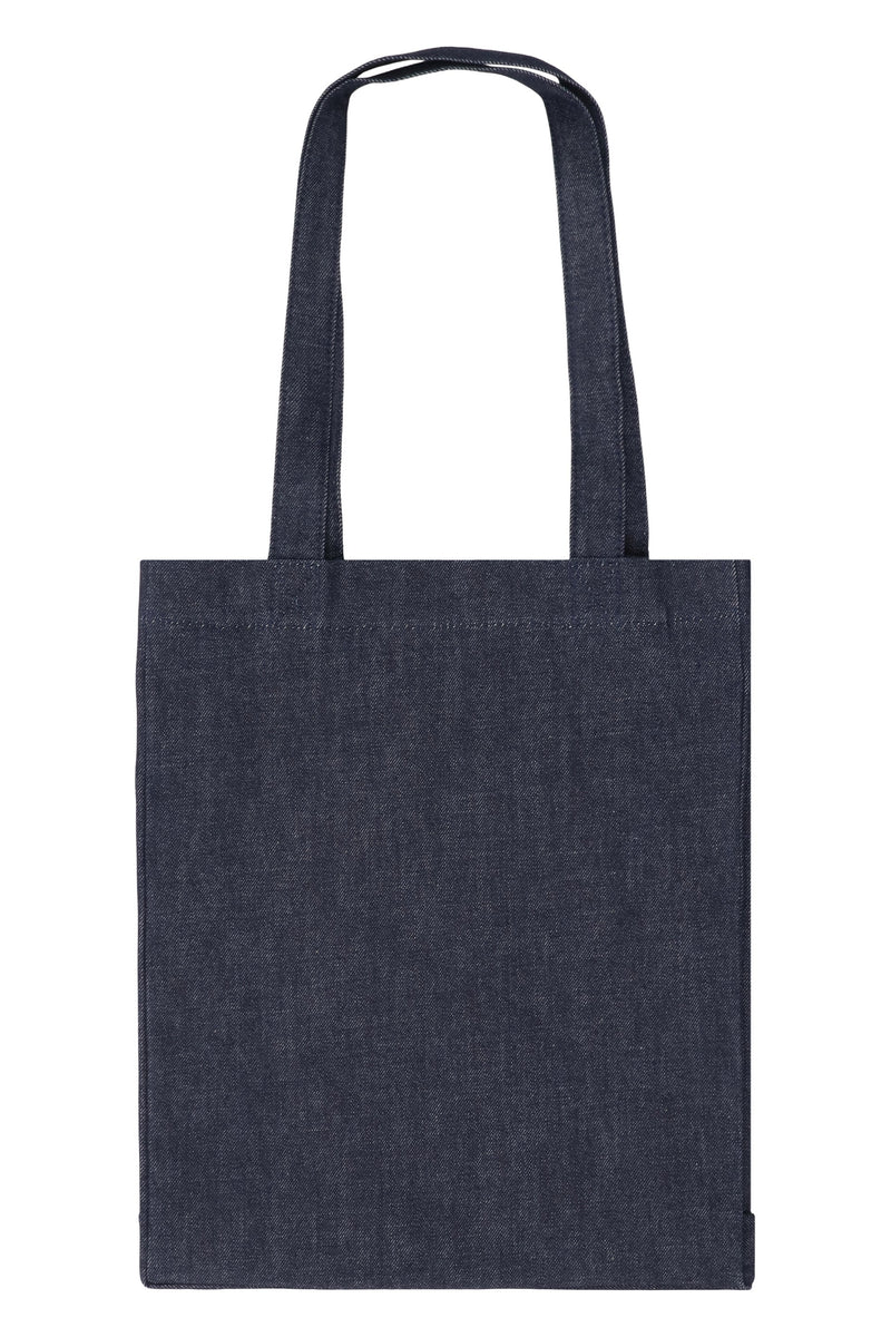 A.p.c. Laure Tote Bag — Navy Cotton