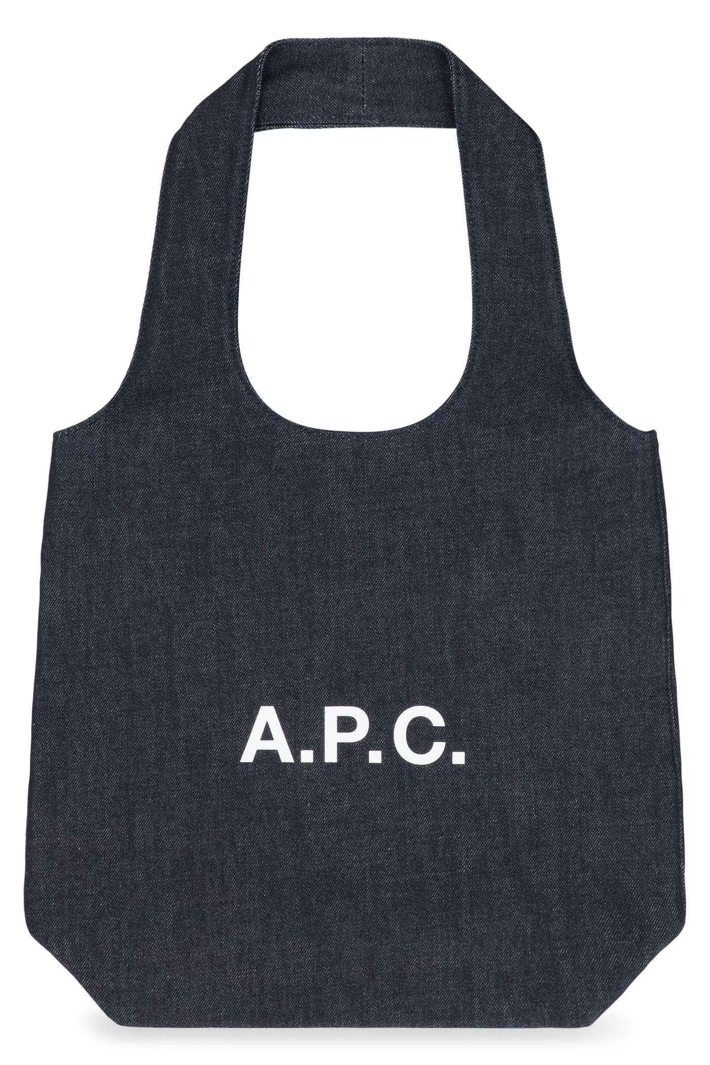 A.p.c. Ninon Mini Tote Bag — Indigo Cotton