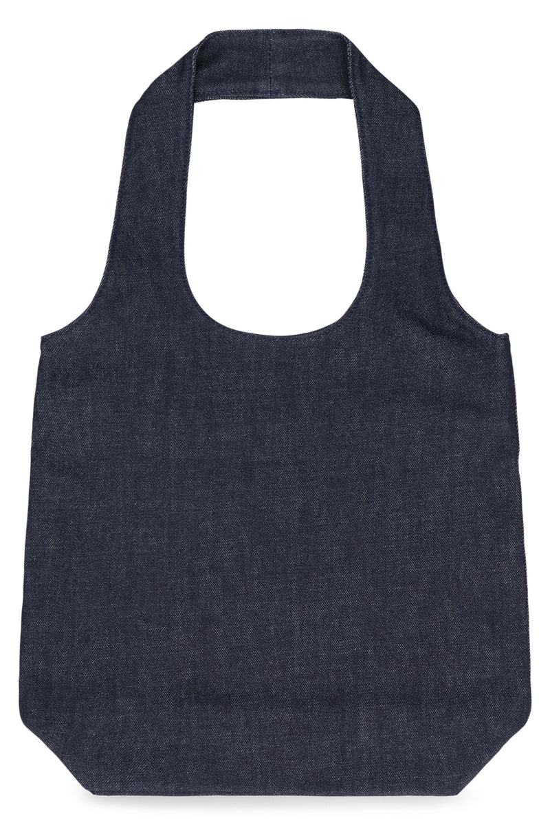 A.p.c. Ninon Mini Tote Bag — Indigo Cotton