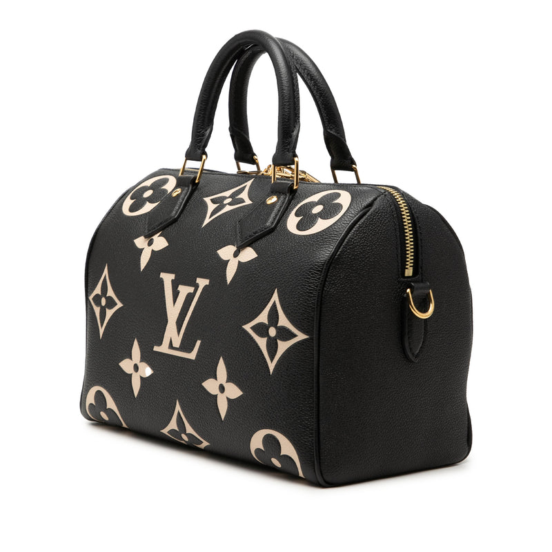 Bicolor Monogram Empreinte Giant Speedy Bandouliere 25 - Image 2