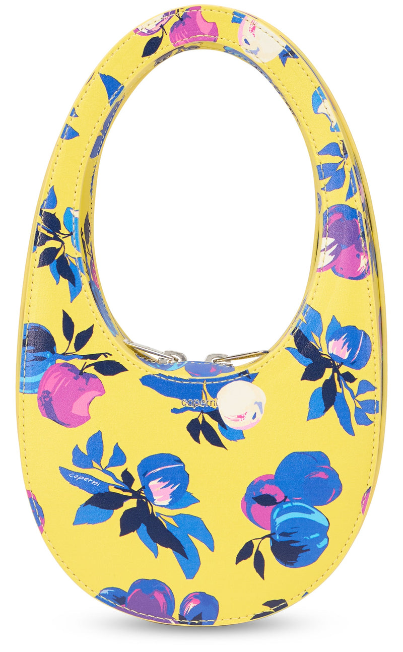 Coperni Swipe Mini Bag — Yellow Polyurethane