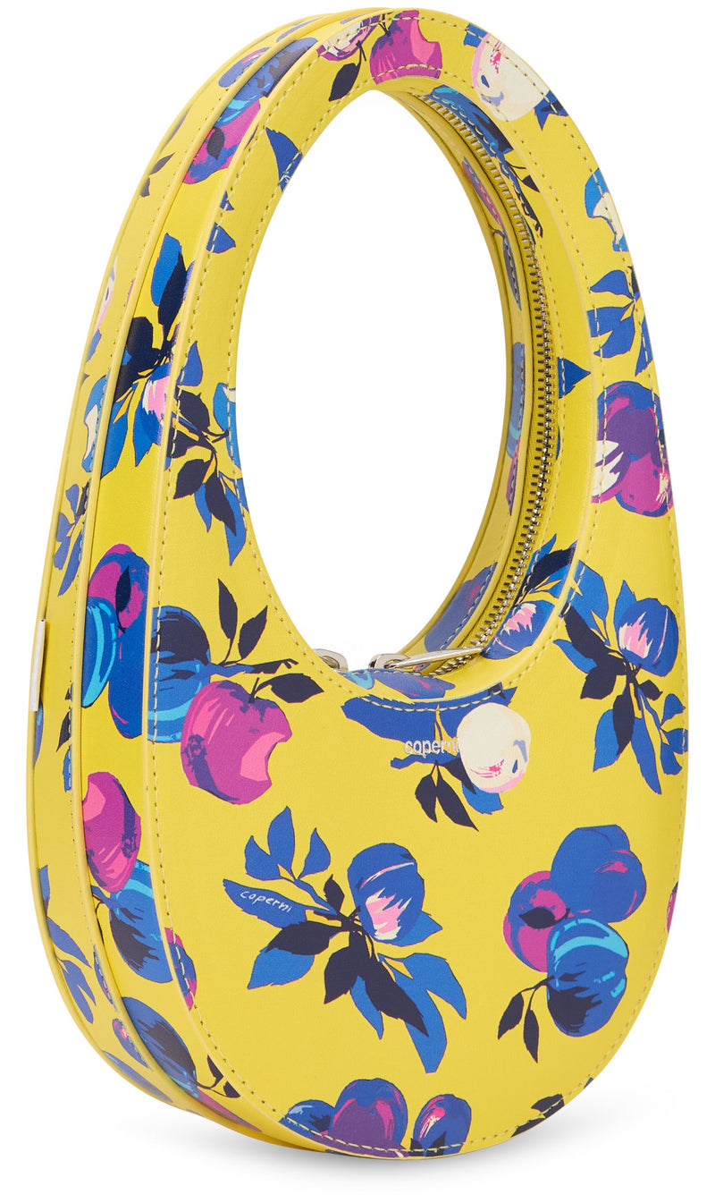 Coperni Swipe Mini Bag — Yellow Polyurethane