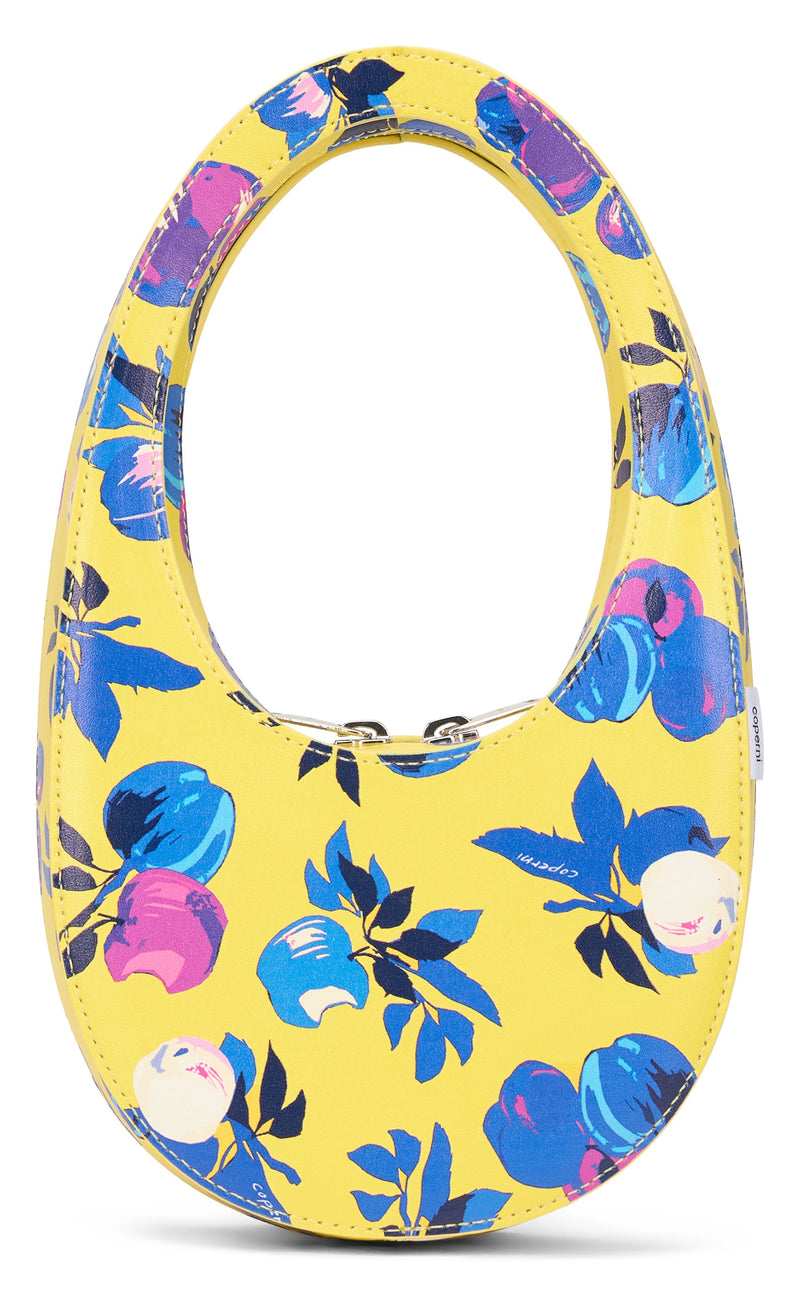 Coperni Swipe Mini Bag — Yellow Polyurethane