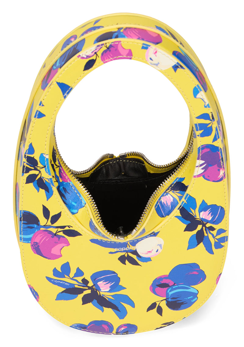 Coperni Swipe Mini Bag — Yellow Polyurethane