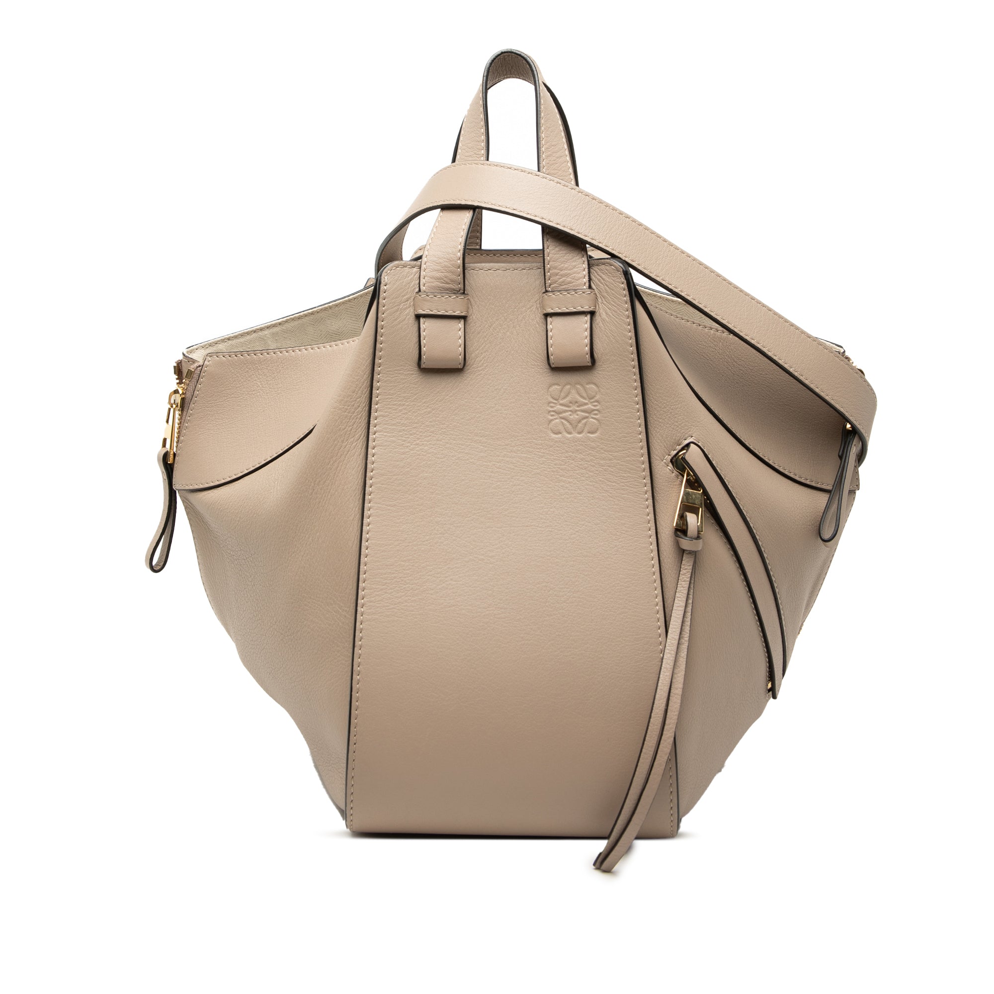 Small Grained Calfskin Hammock Bag - Image 1