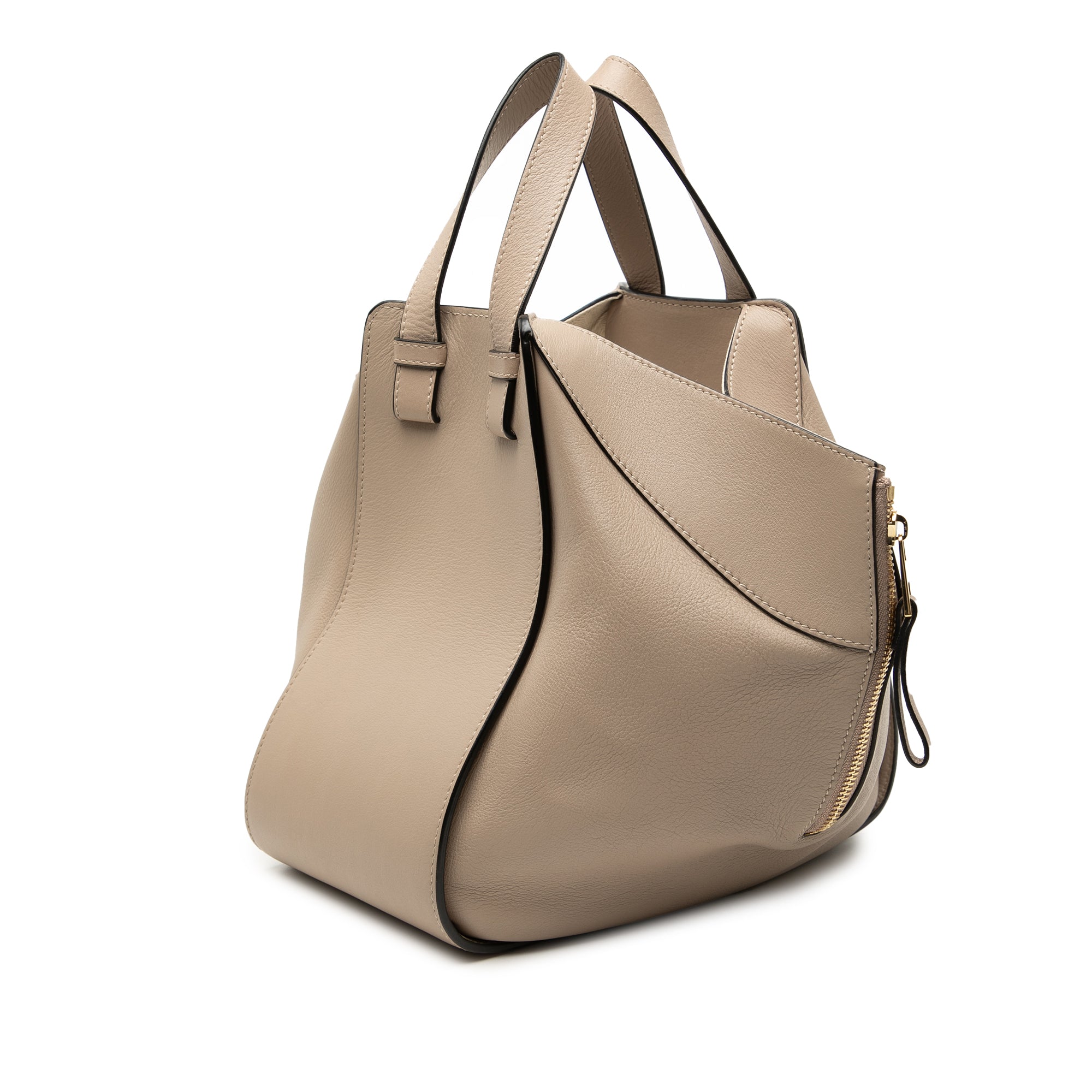 Small Grained Calfskin Hammock Bag - Image 2
