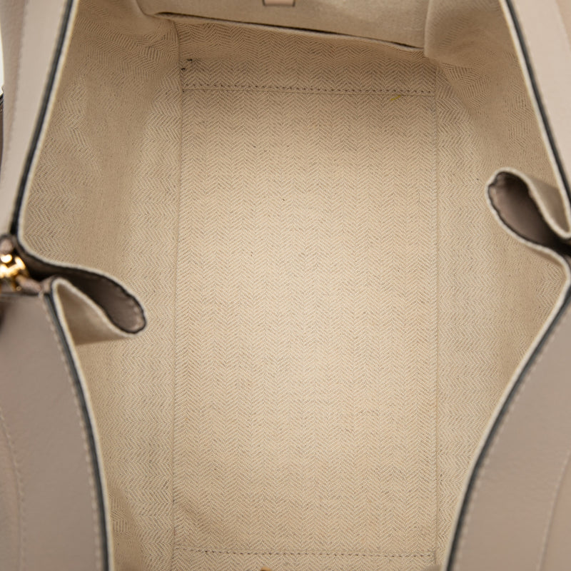 Small Grained Calfskin Hammock Bag - Image 4