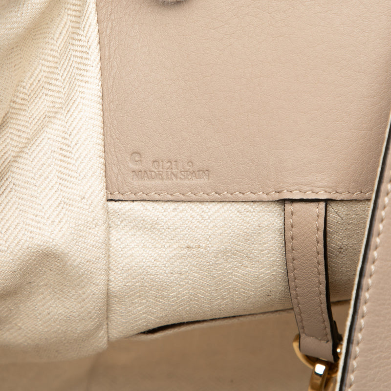 Small Grained Calfskin Hammock Bag - Image 6
