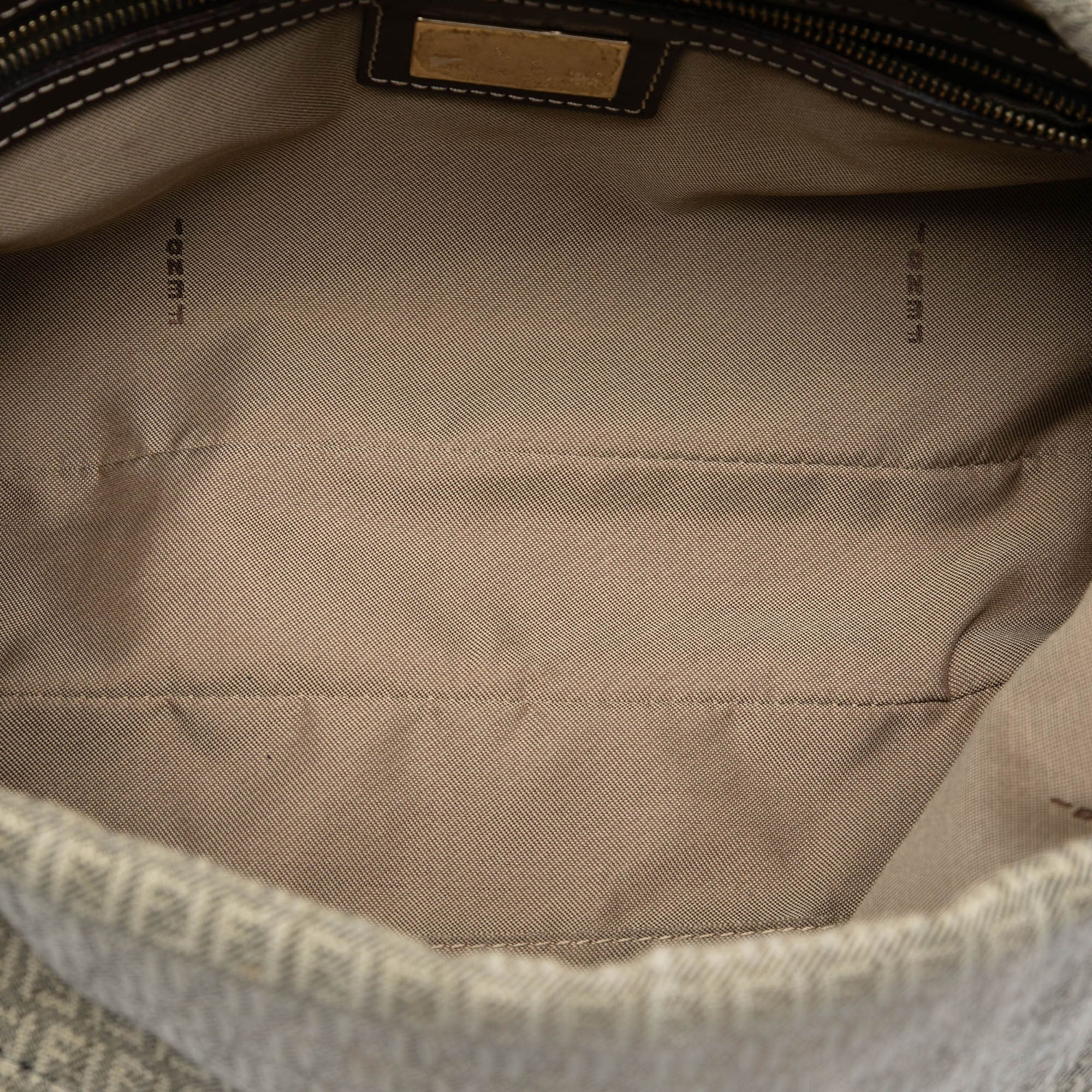Micro Zucchino Canvas Double Flap Shoulder Bag - Image 4