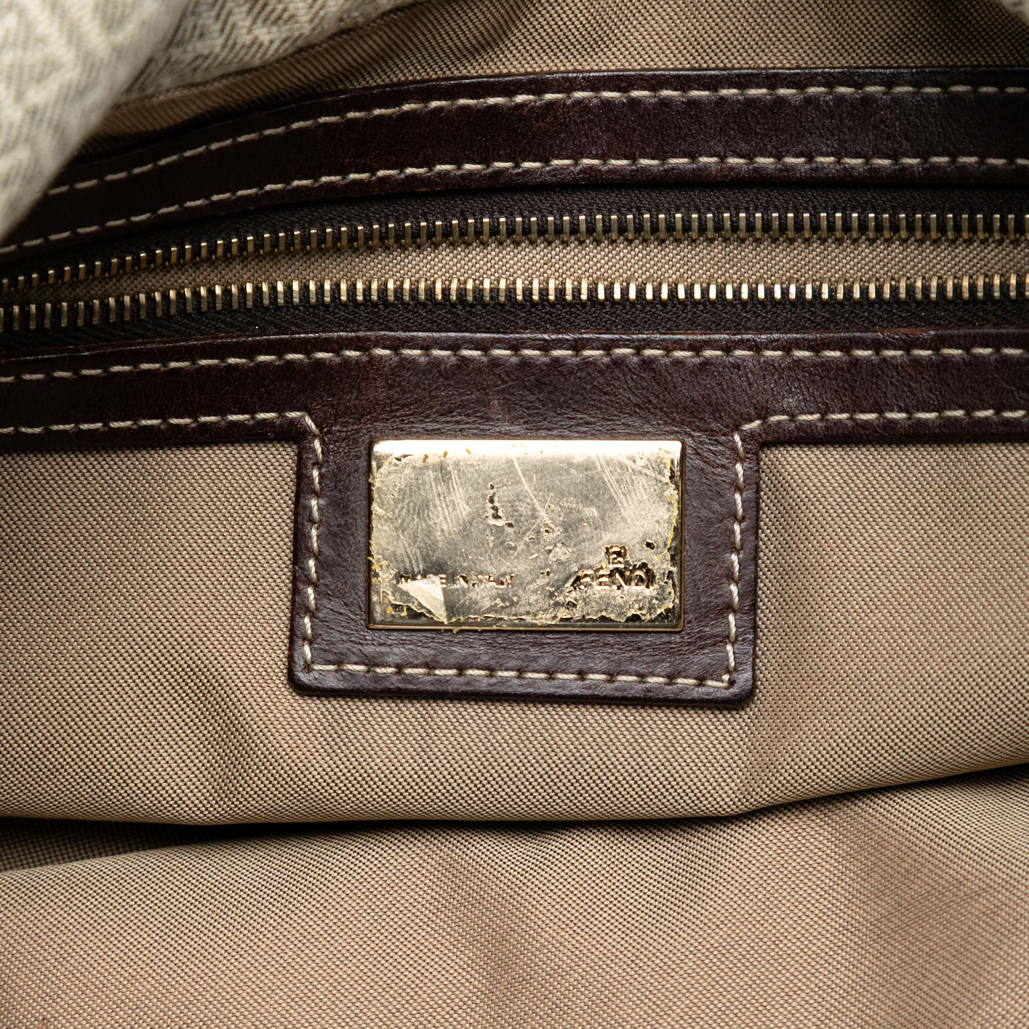 Micro Zucchino Canvas Double Flap Shoulder Bag - Image 5