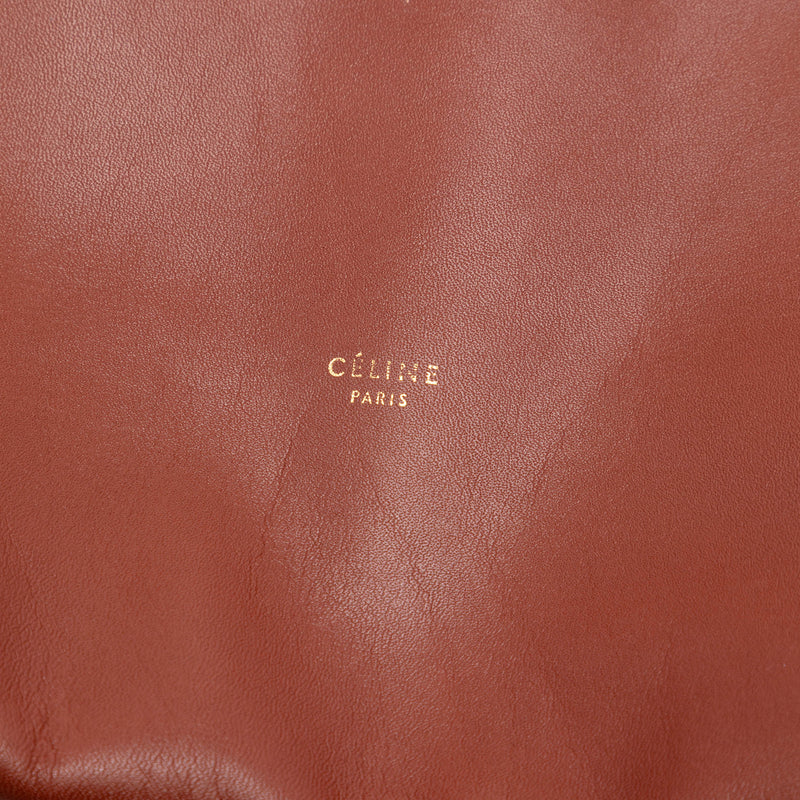 Leather Tall Clasp Cabas Tote - Image 5