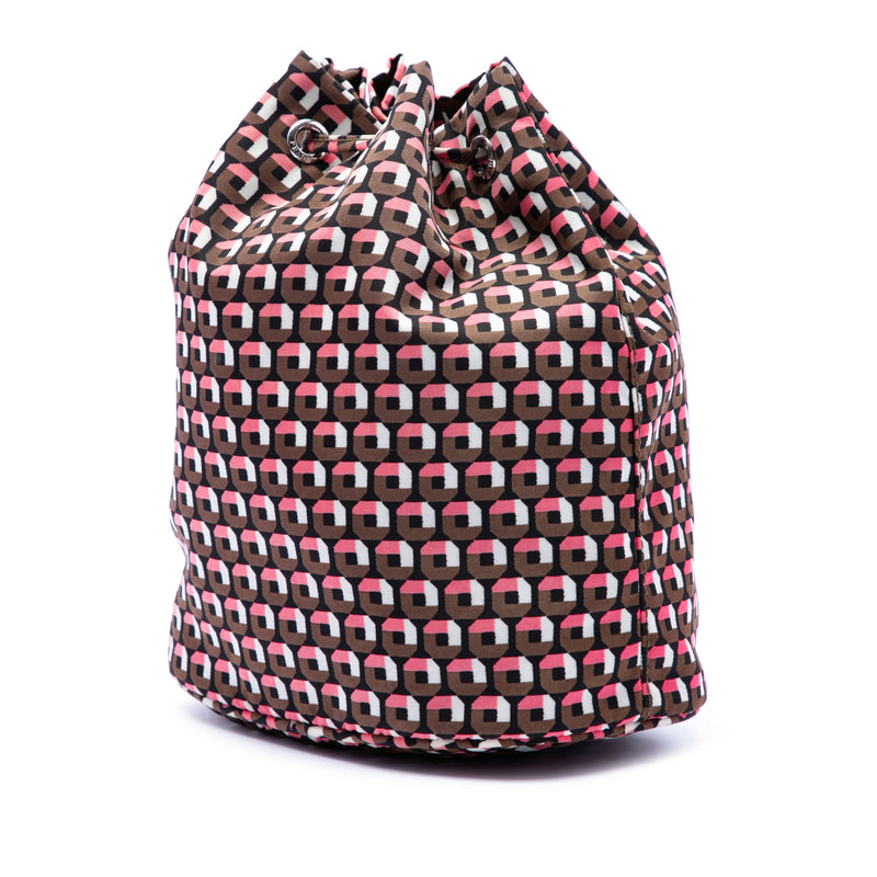 Tessuto Geometric Print Drawstring Pouch - Image 2