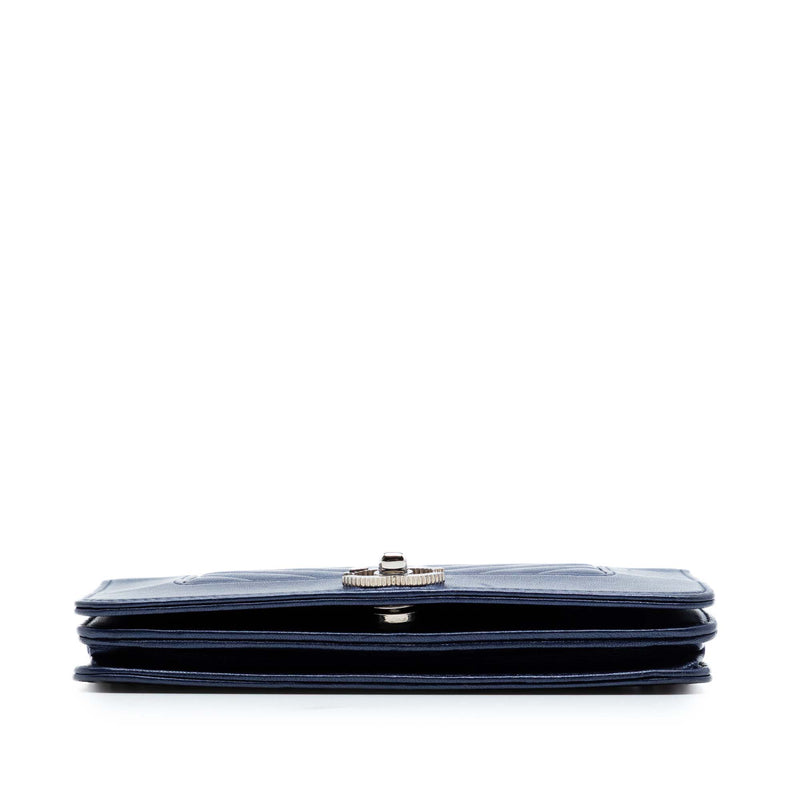 Chevron Sheepskin Mademoiselle Vintage Wallet On Chain - Image 3