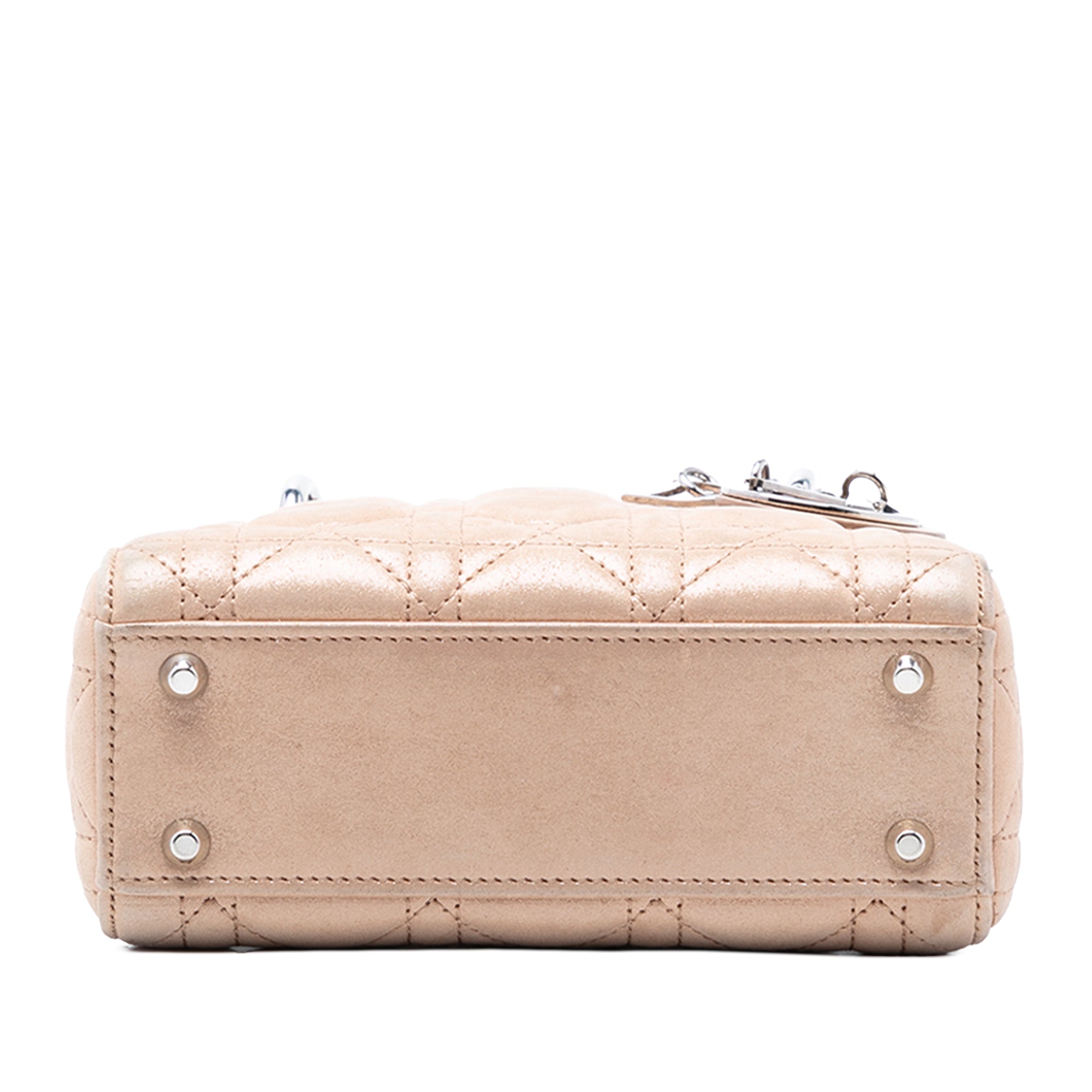 Mini Iridescent Lambskin Cannage Lady Dior - Image 3