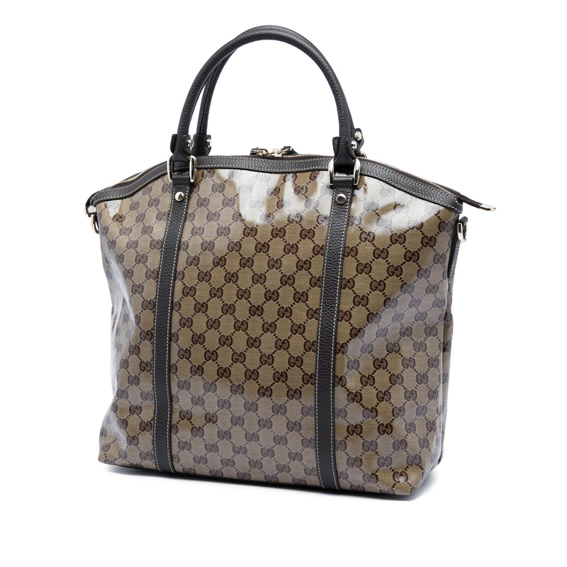 Large GG Crystal Charm Dome Satchel - Image 2