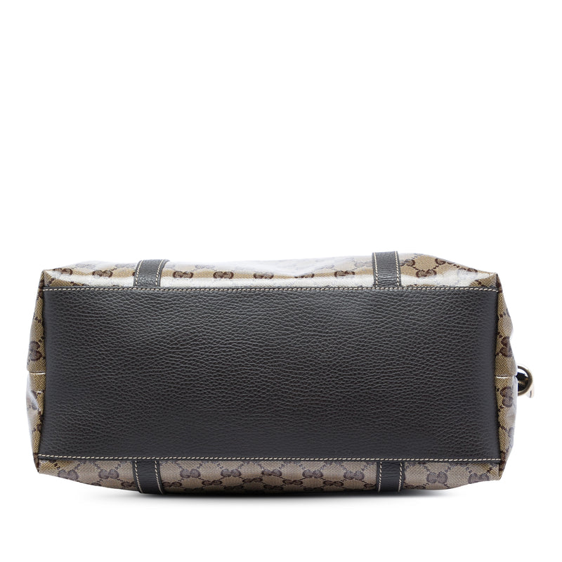 Large GG Crystal Charm Dome Satchel - Image 3