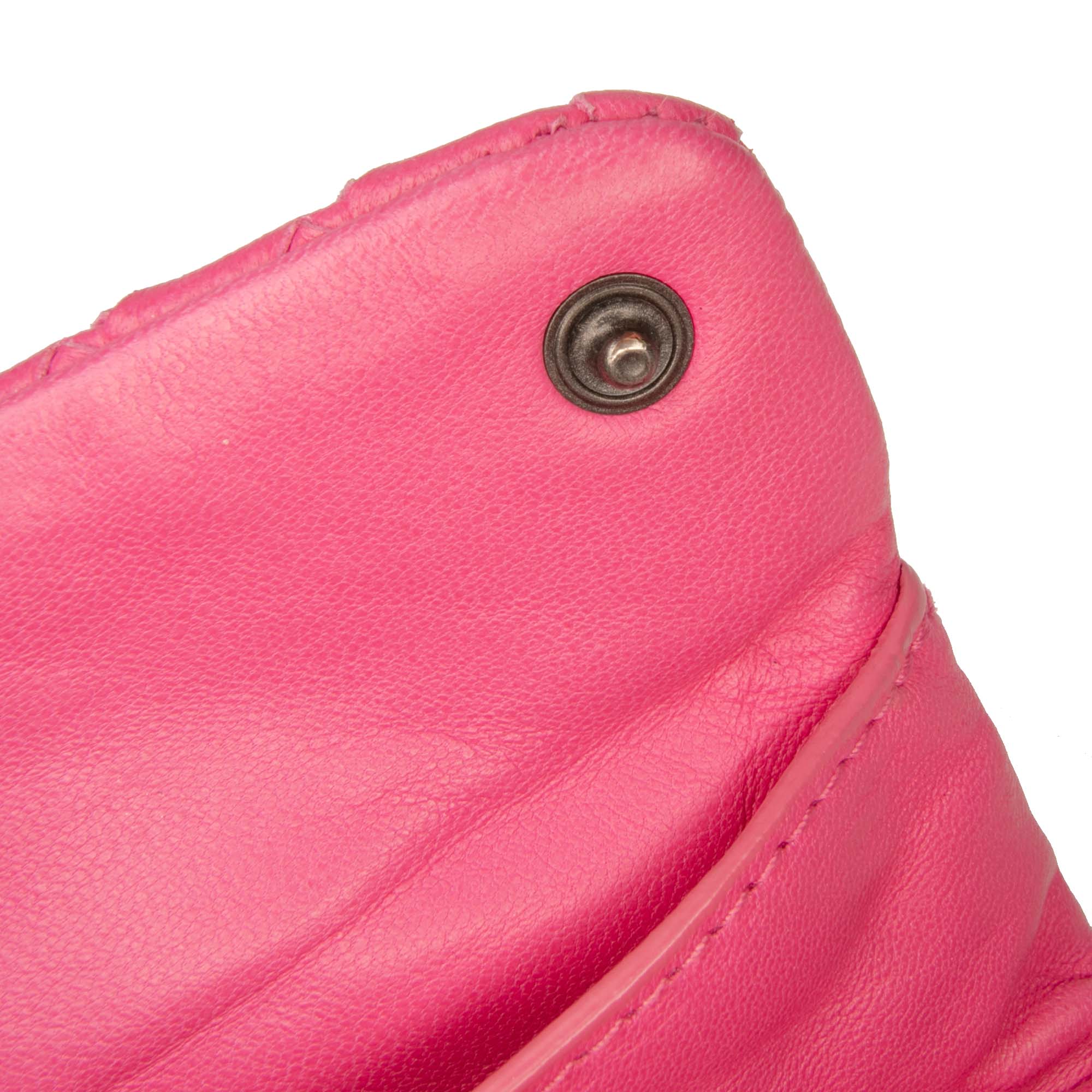 Mini Nappa Intrecciato Expandable Chain Flap Crossbody - Image 10