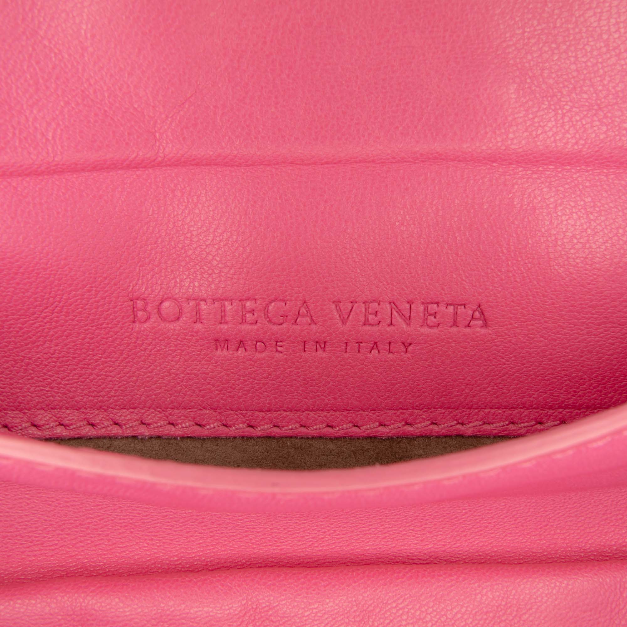 Mini Nappa Intrecciato Expandable Chain Flap Crossbody - Image 5