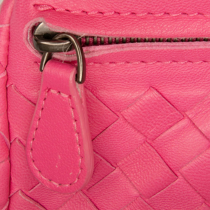 Mini Nappa Intrecciato Expandable Chain Flap Crossbody - Image 8