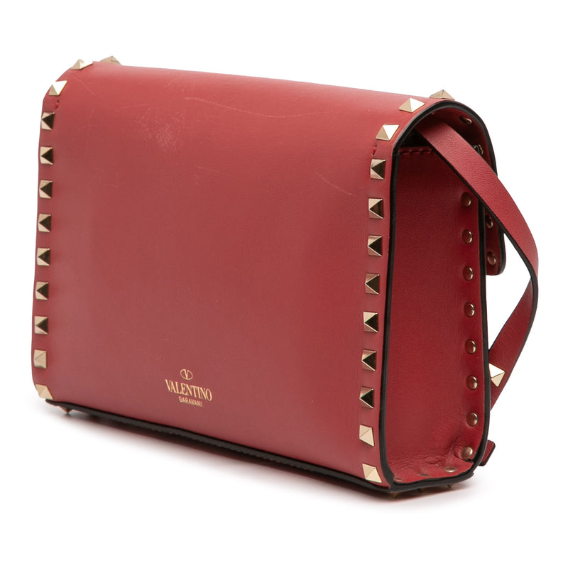 Small Leather Rockstud Flap Crossbody - Image 2