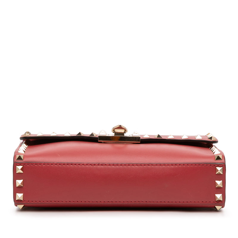 Small Leather Rockstud Flap Crossbody - Image 3
