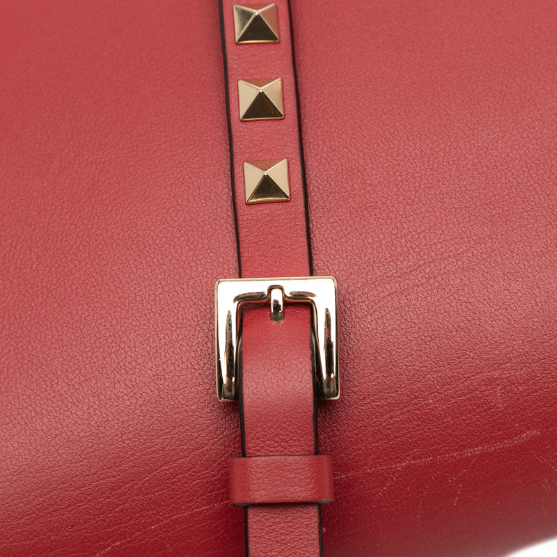 Small Leather Rockstud Flap Crossbody - Image 6