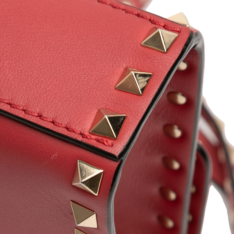 Small Leather Rockstud Flap Crossbody - Image 8