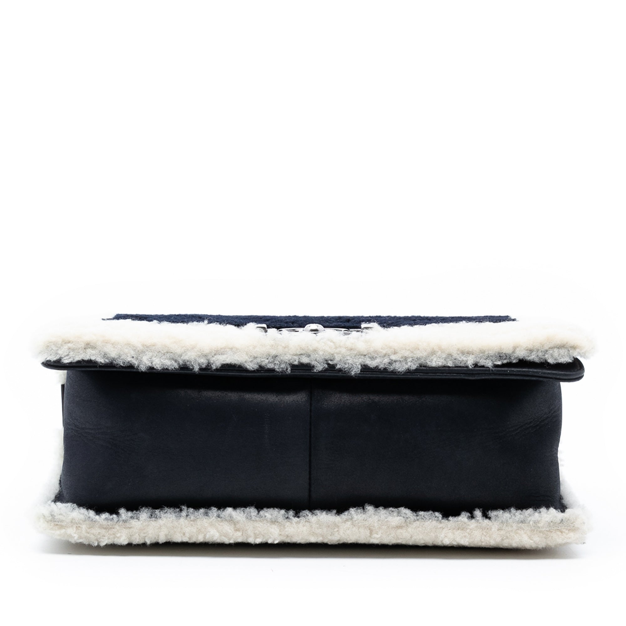 Medium Bicolor Shearling Boy Flap - Image 3