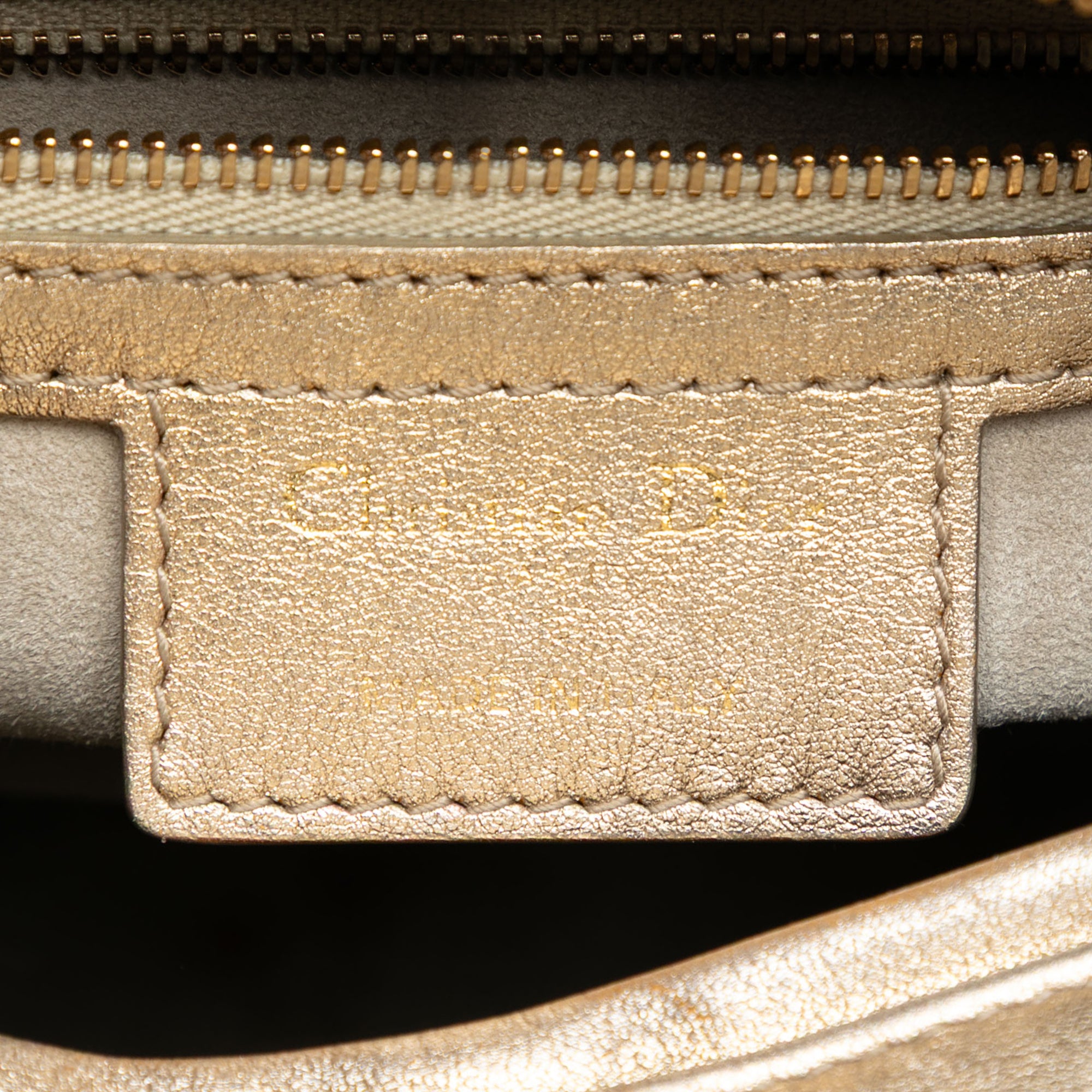 Medium Metallic Lambskin Cannage Lady Dior - Image 5