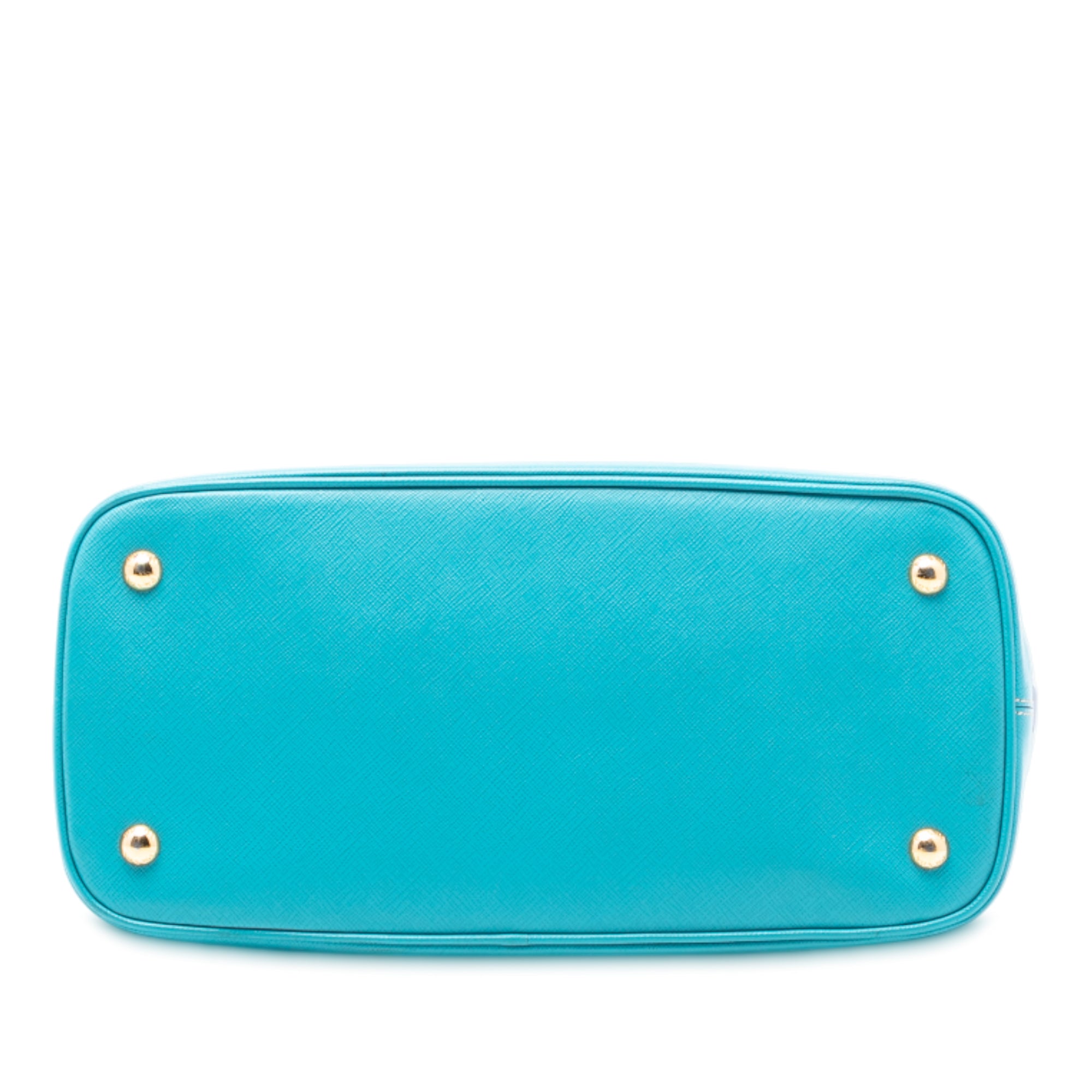 Bicolor Saffiano Lux Promenade Dome Handbag - Image 3