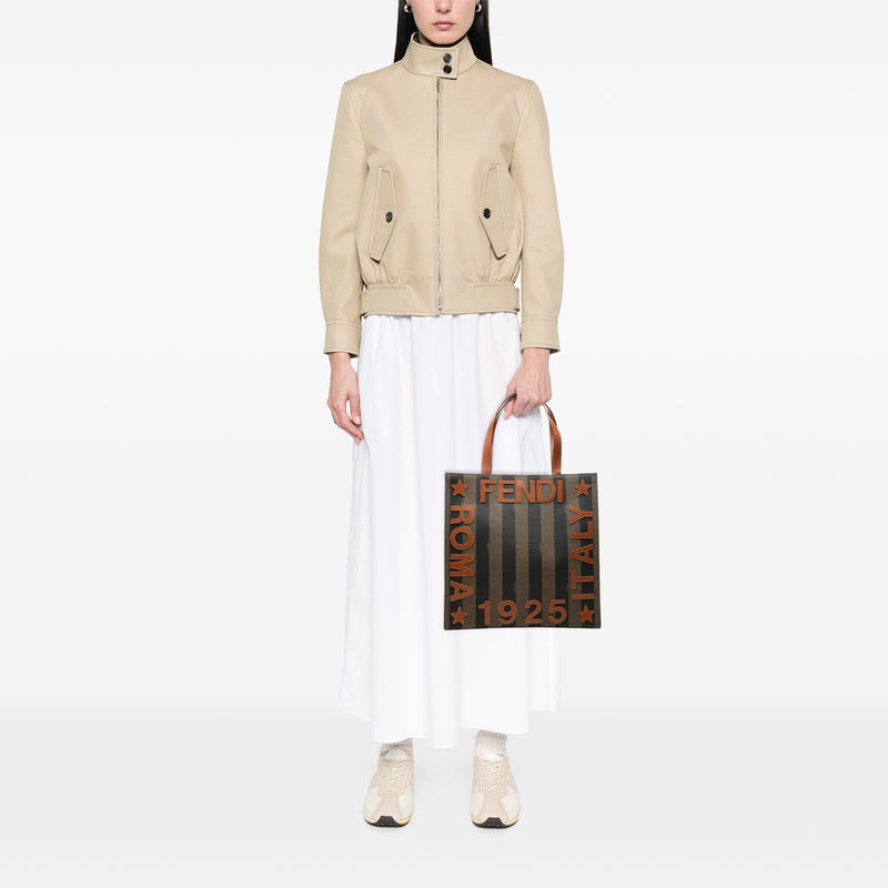Pequin Coated Canvas Logo Tote - Image 6