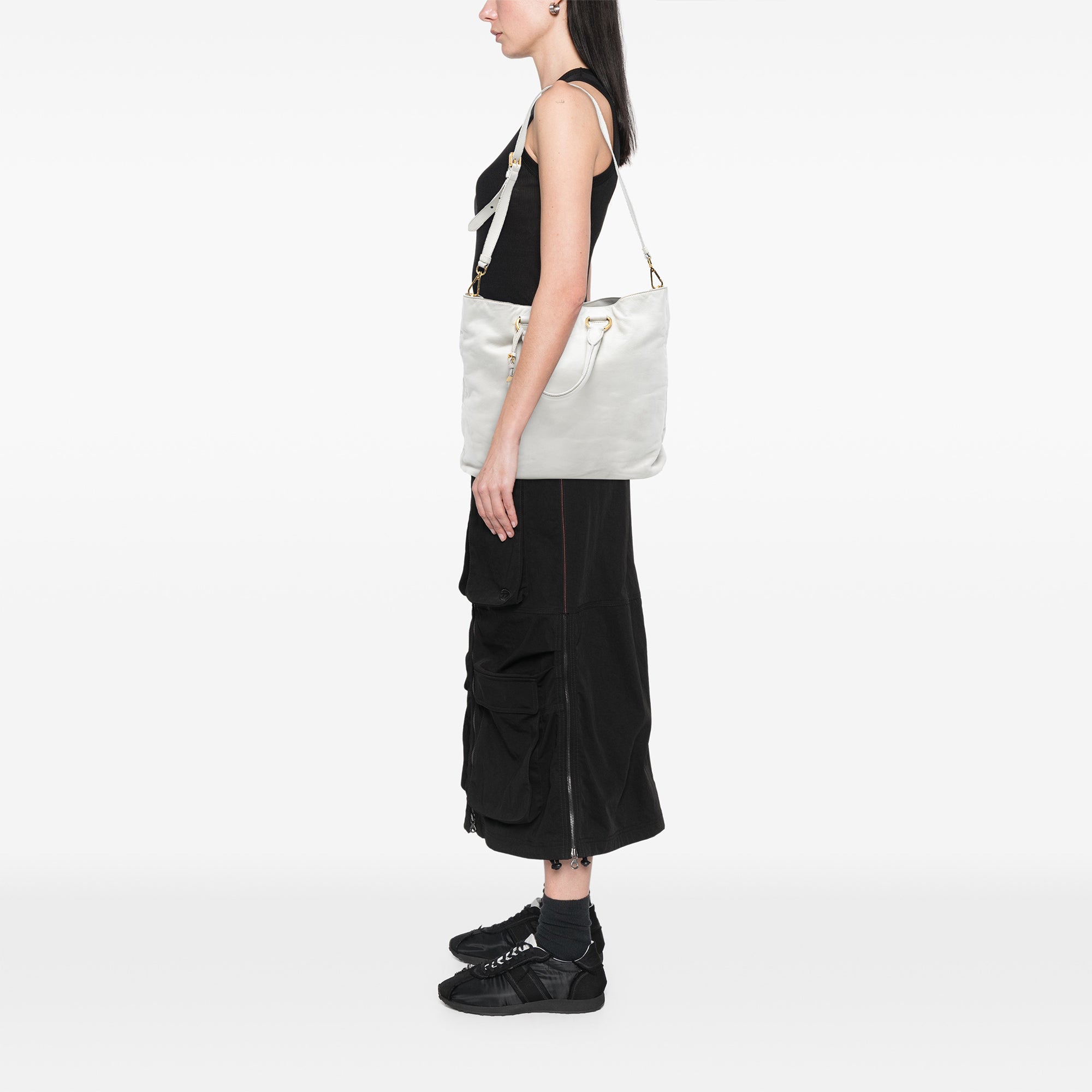 Soft Calf Open Convertible Tote - Image 6