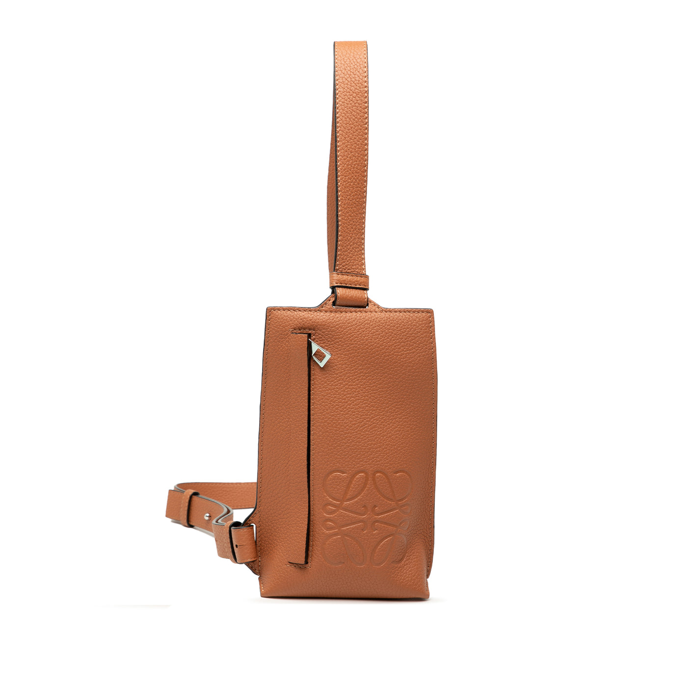 Soft Grained Calfskin Vertical T Pocket Crossbody - Image 1