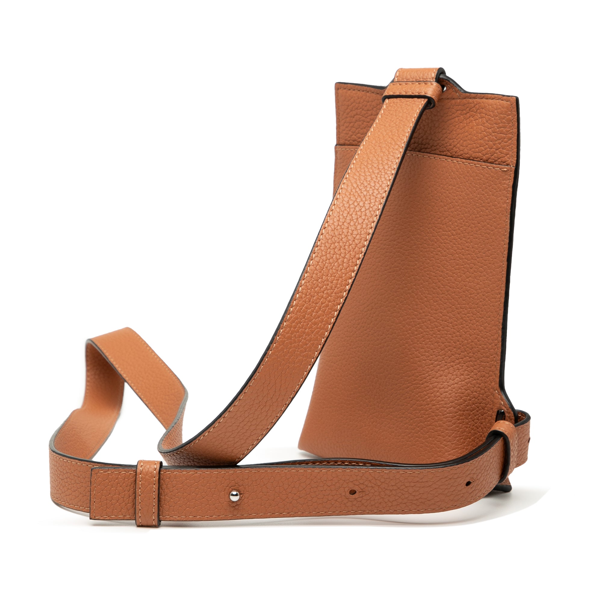 Soft Grained Calfskin Vertical T Pocket Crossbody - Image 2