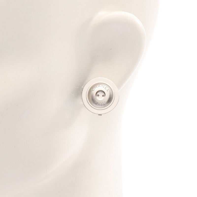 Stainless Steel Logo Button Clip On Earrings - Image 6