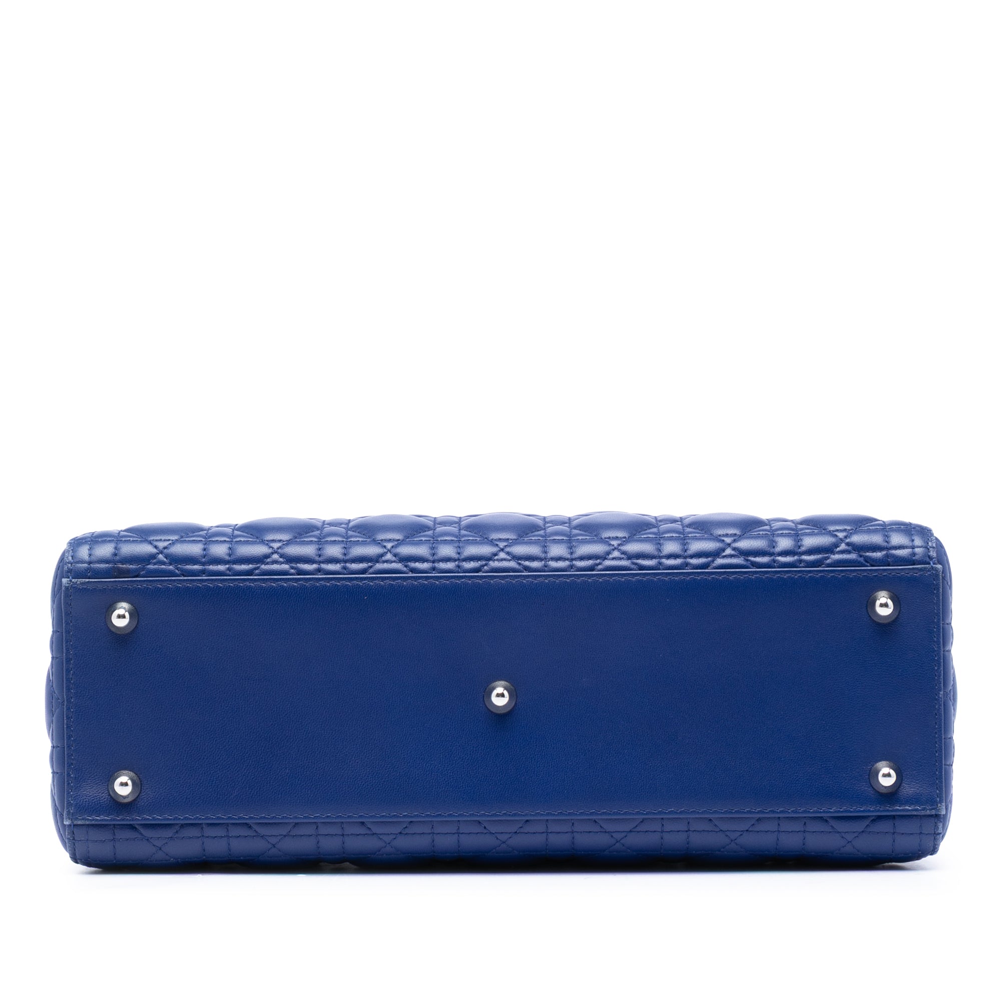 Large Lambskin Cannage Lady Dior - Image 3