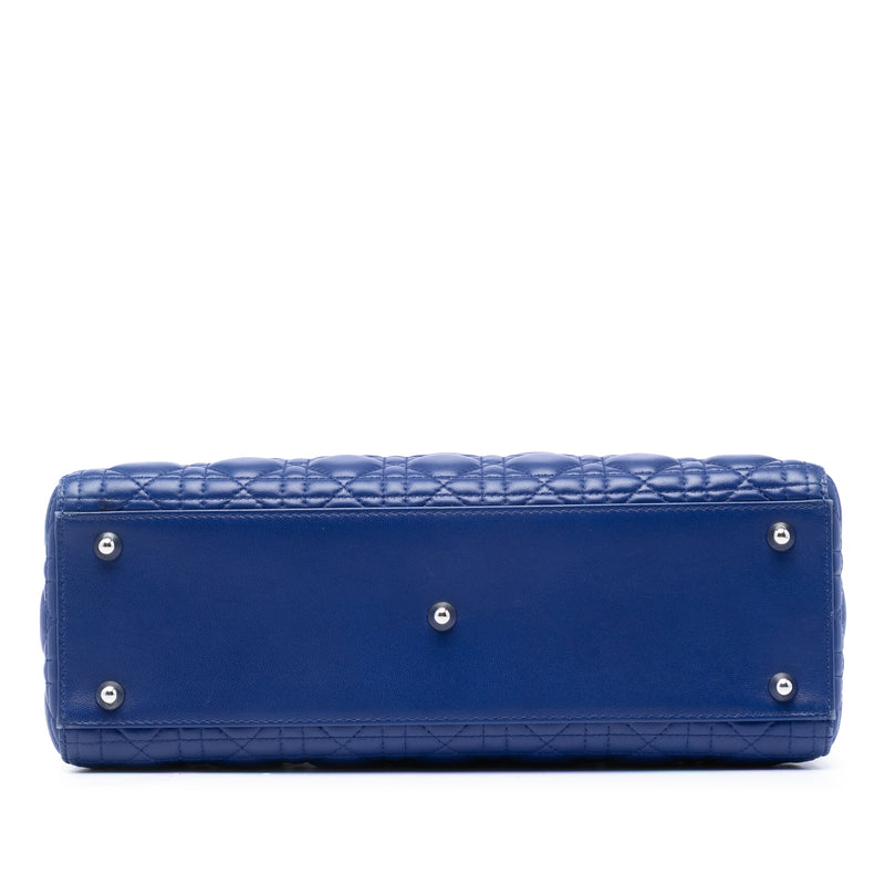 Large Lambskin Cannage Lady Dior - Image 3