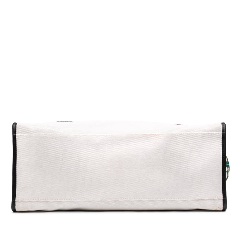 Canvas Floral Print Tote - Image 3