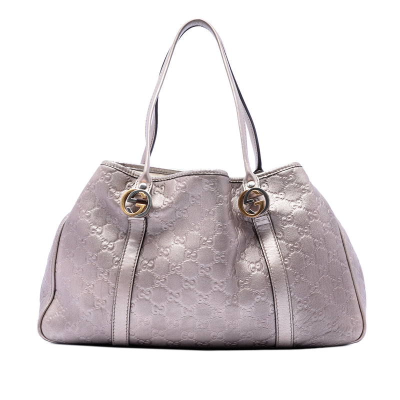 Metallic Guccissima Twins Tote