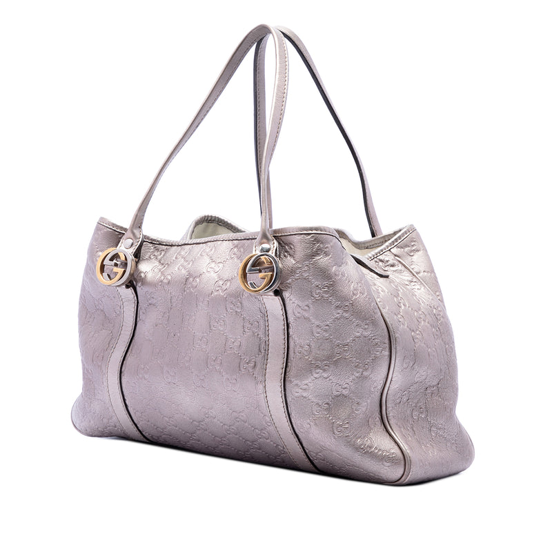 Metallic Guccissima Twins Tote - Image 2