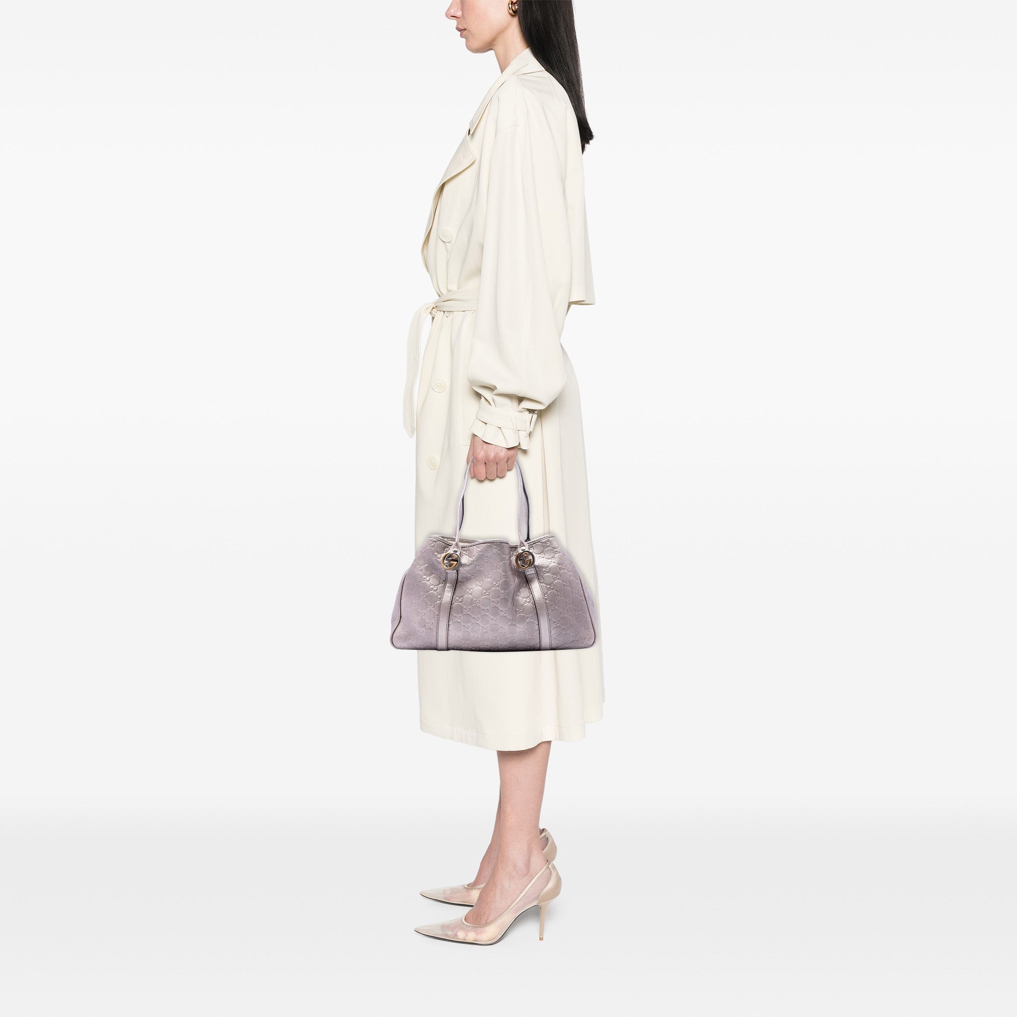 Metallic Guccissima Twins Tote - Image 6